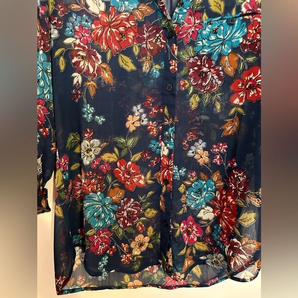 KuT From the Kloth Long Sleeve Sheer Blouse. Size medium. - Picture 3 of 8